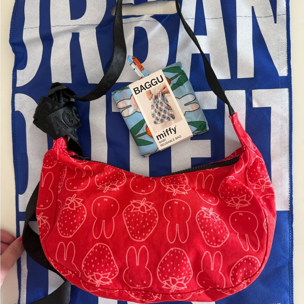 Baggu x Miffy small crescent and small reusable